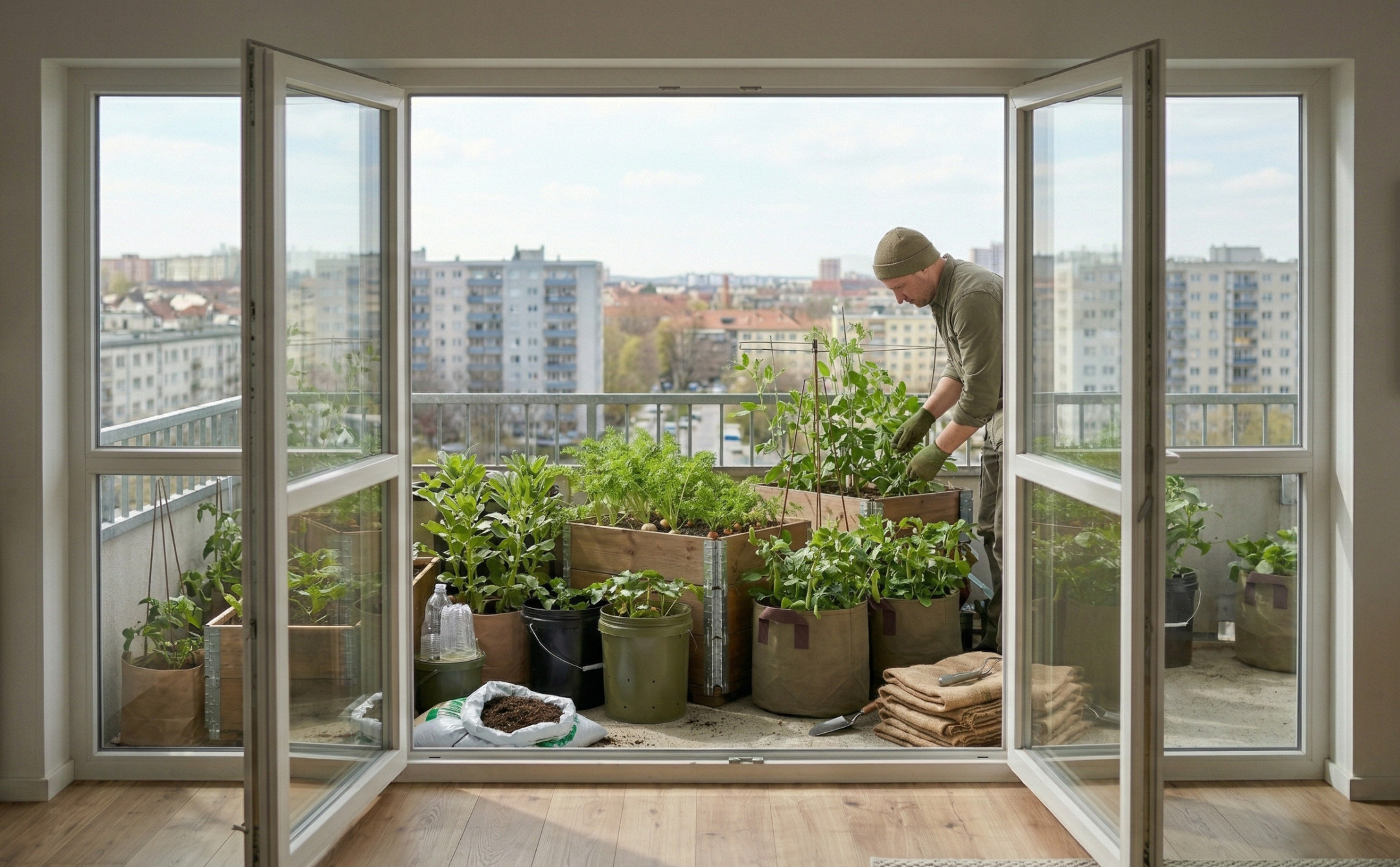 Balkon preppersa: uprawa warzyw w mieście