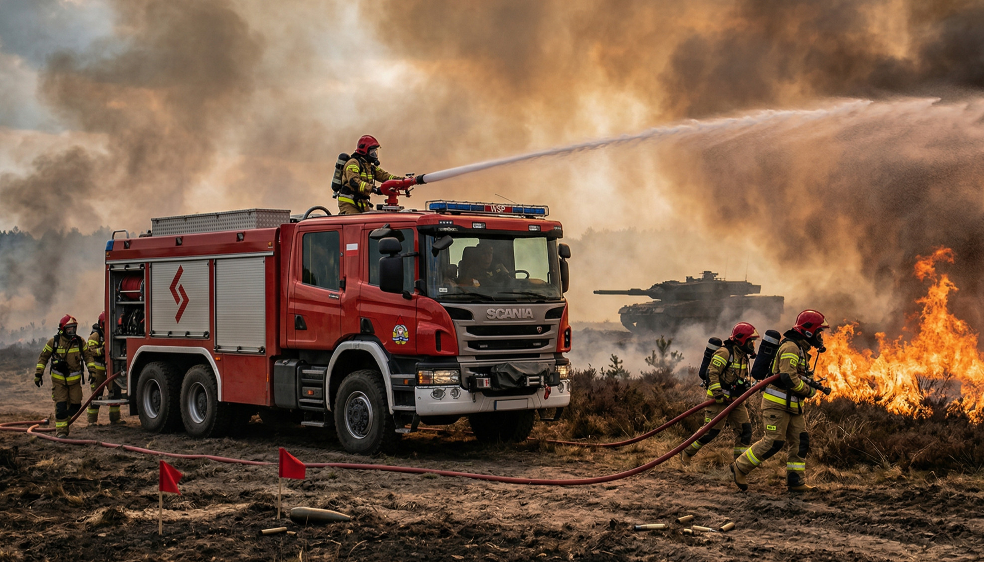 Wojskowa Straż Pożarna kontra ogień i amunicja