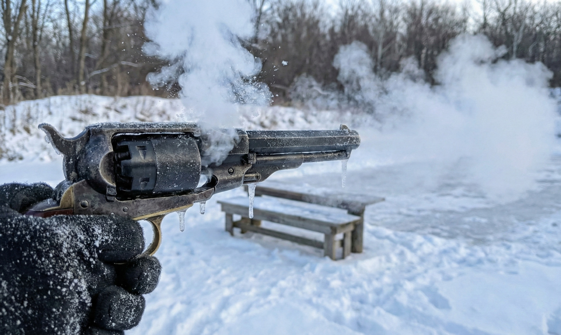 Broń czarnoprochowa kontra mróz