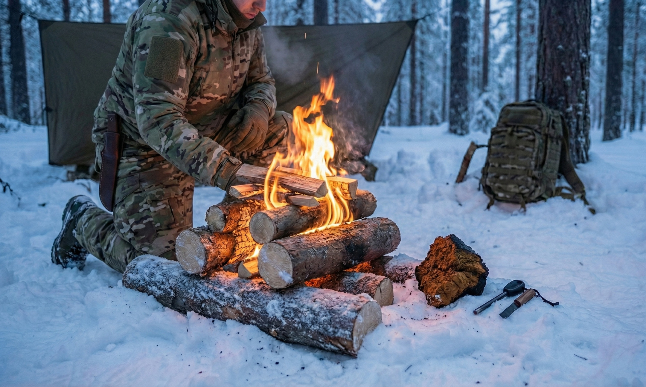 Ogień na śniegu: fizyka, taktyka i historia
