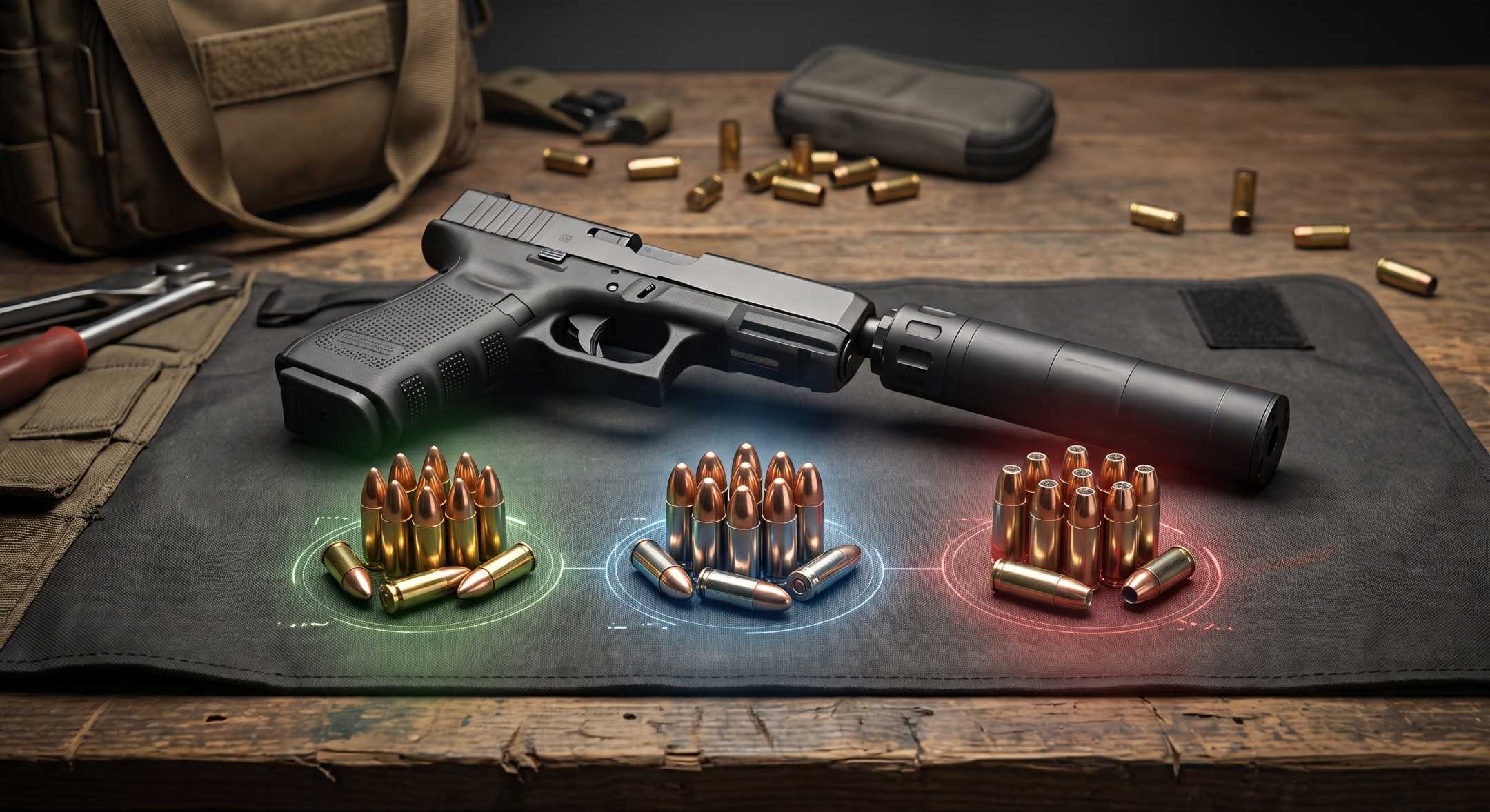 Amunicja 9x19mm: 115, 124 czy 147 grainów?
