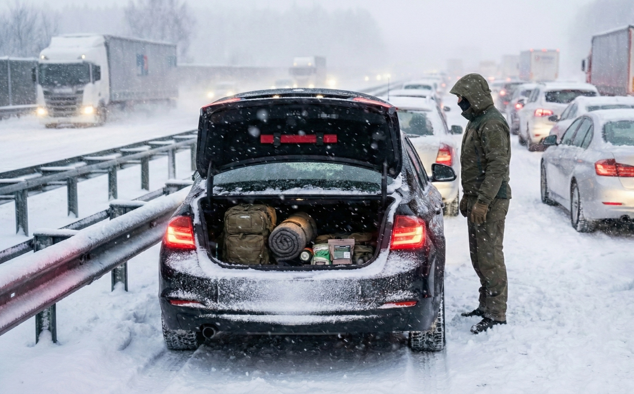 Samochodowy zestaw przetrwania. Czego uczy nas paraliż S7?
