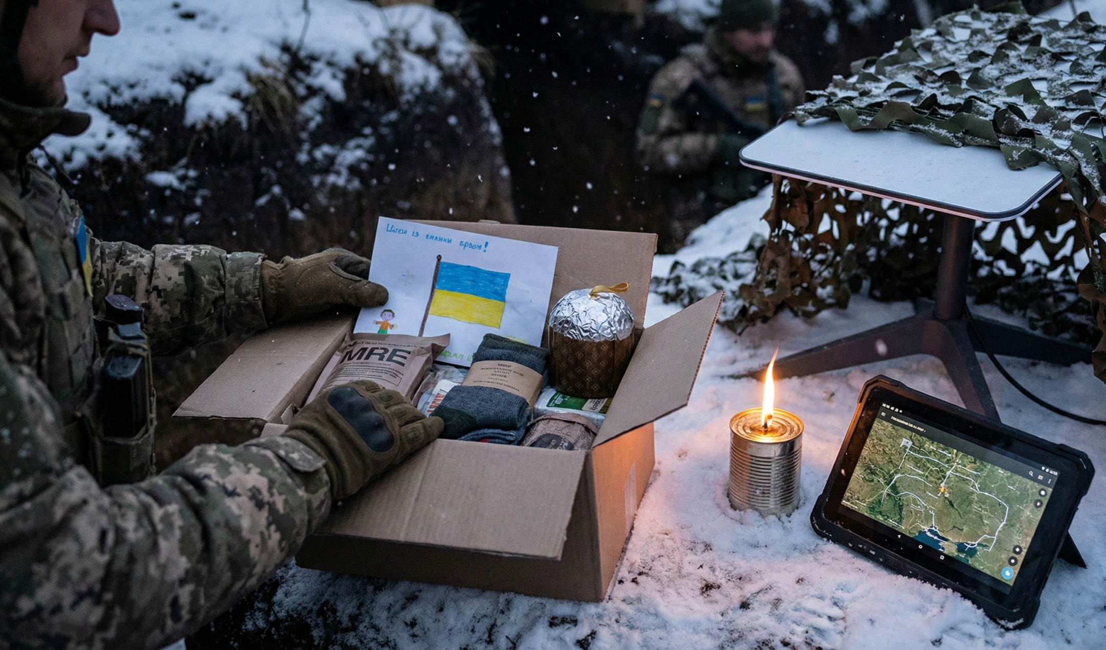 Wigilia w okopach. Święta oczami obrońców Ukrainy