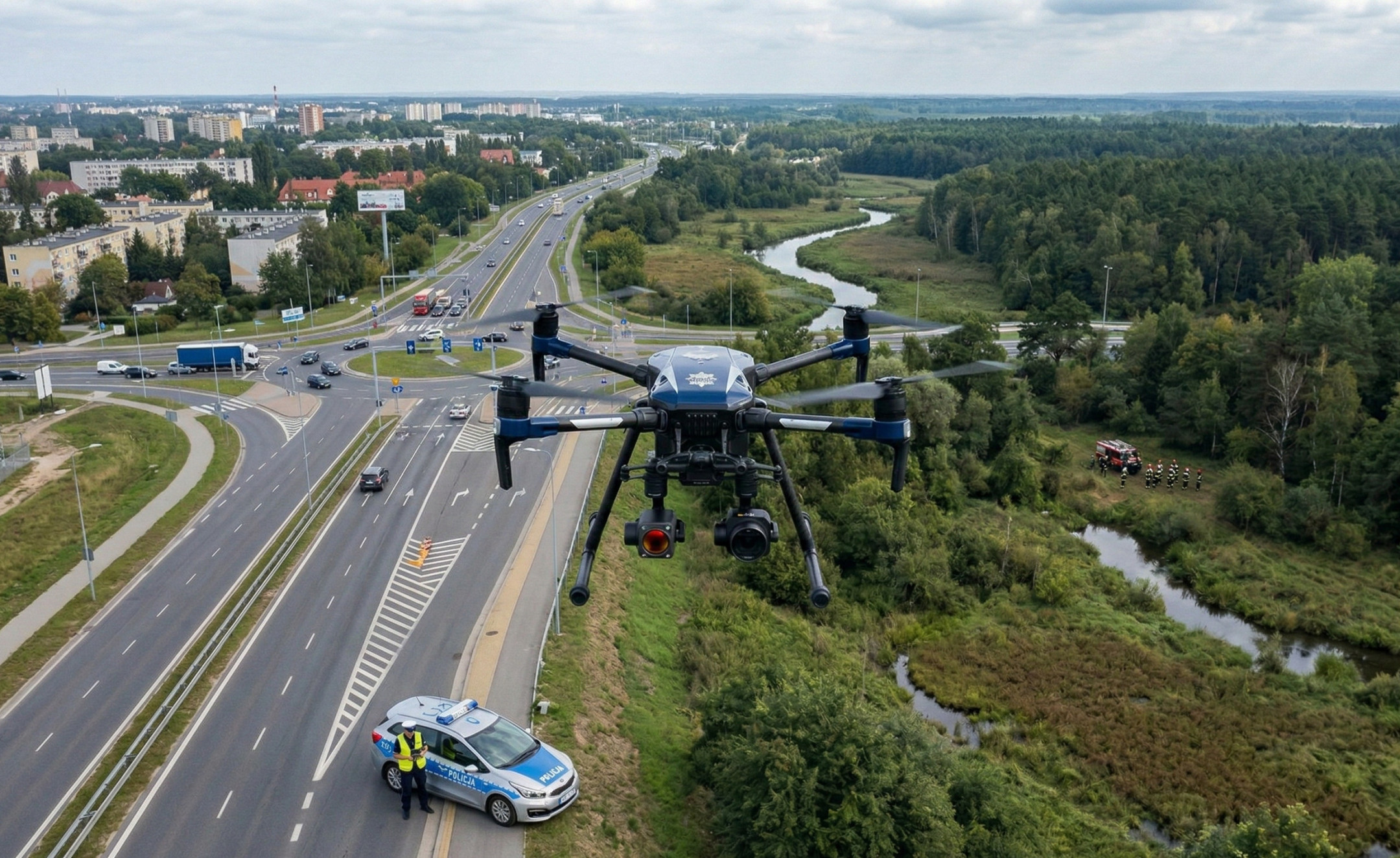 Drony w Policji: drogówka i nowe technologie