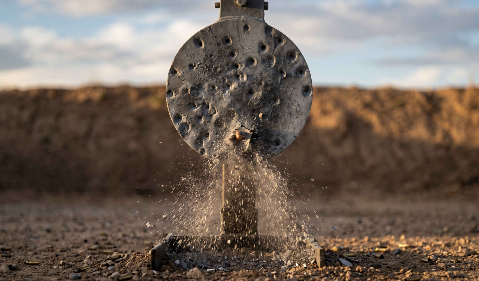 Gongi stalowe a rykoszety. Bezpieczeństwo na osi