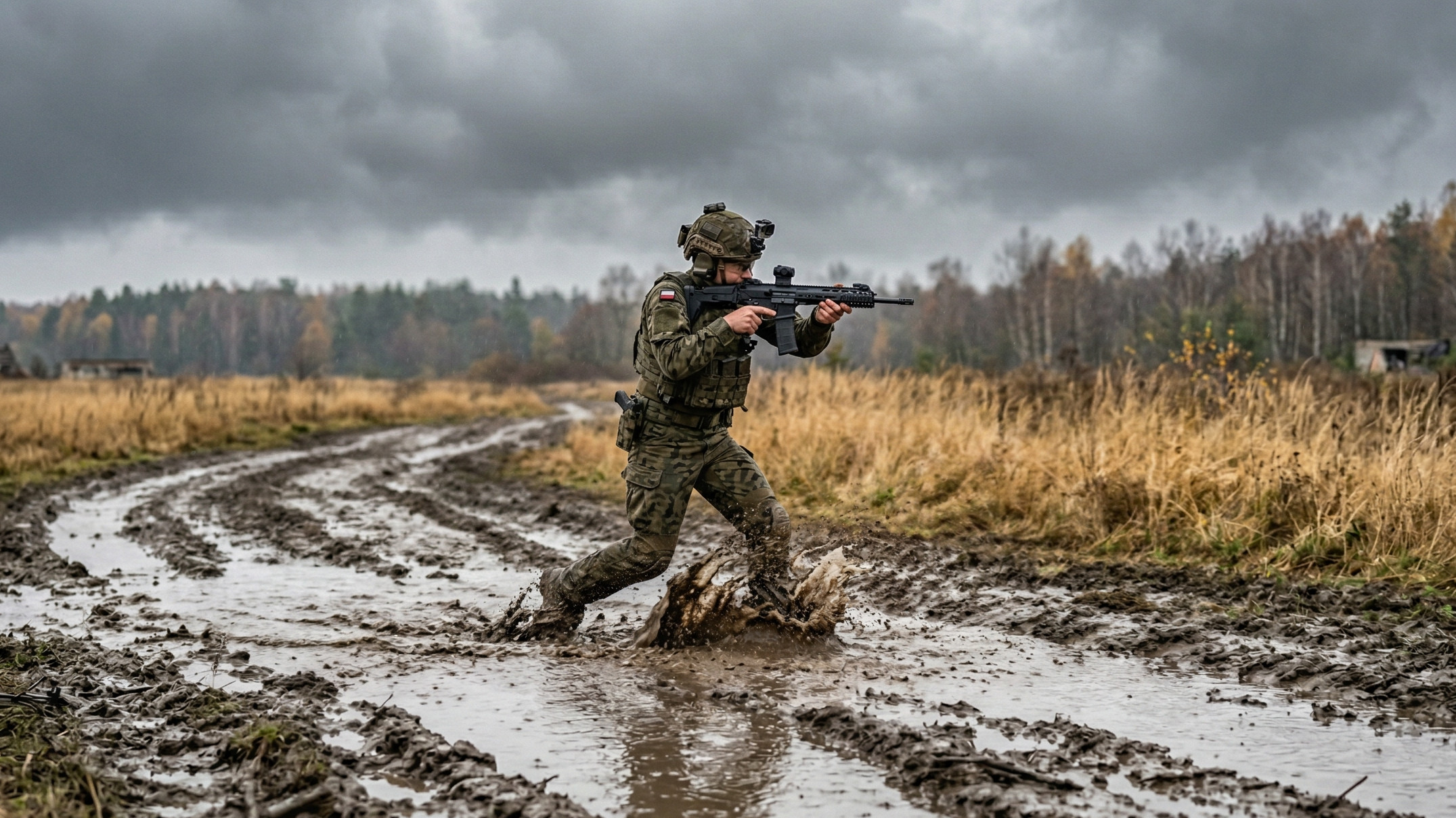 Jak poruszać się w błocie z bronią?