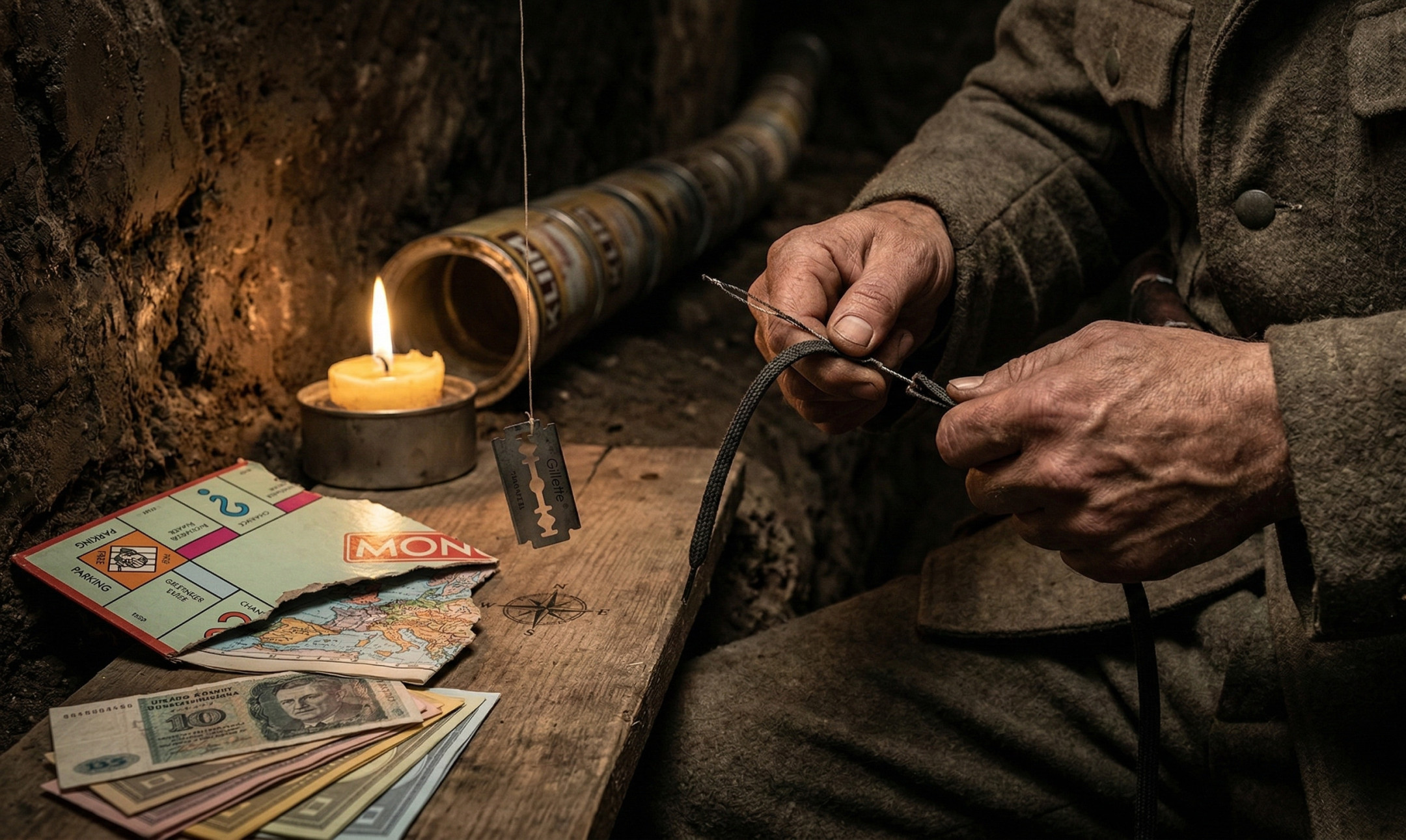 Mapa i kompas w Monopoly. Ucieczki jeńców w II WŚ