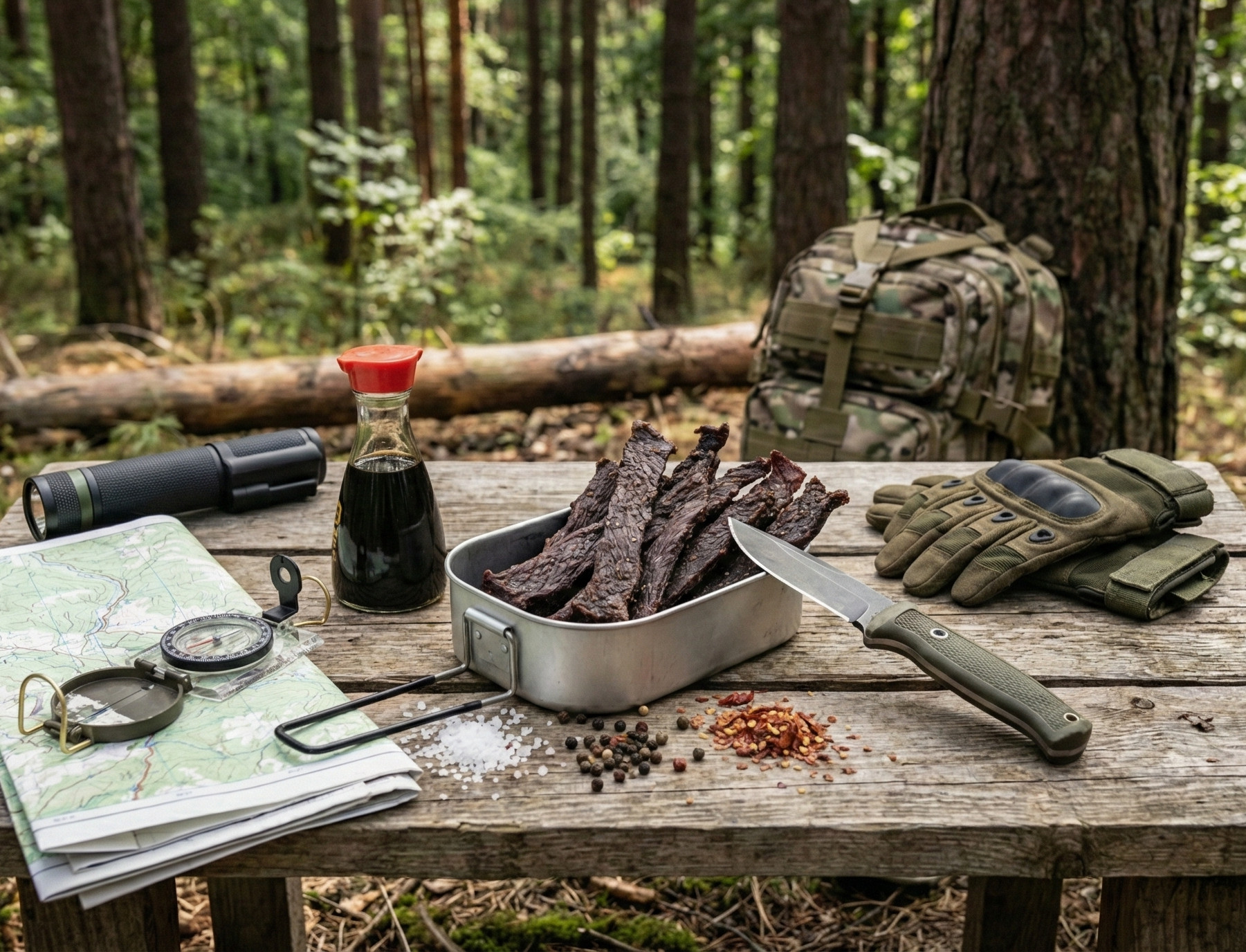Domowe racje żywnościowe: suszona wołowina