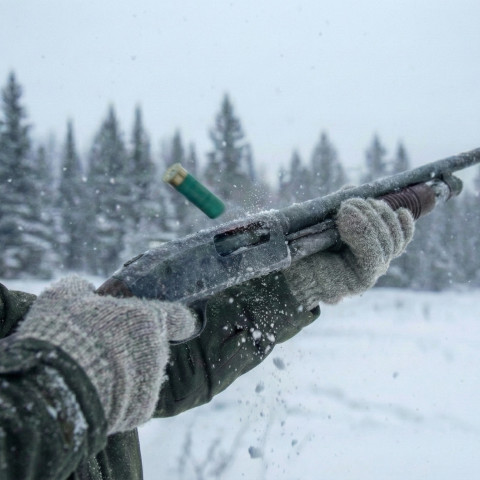 Strzelba automatyczna zimą? Może jednak nie