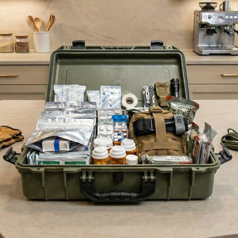 Apteczka preppersa: jak magazynować leki