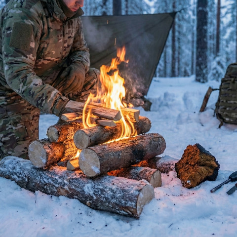 Ogień na śniegu: fizyka, taktyka i historia