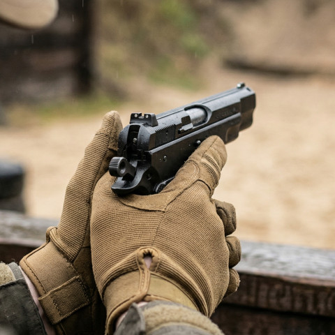 Pistolet z kurkiem: decocker ratuje życie