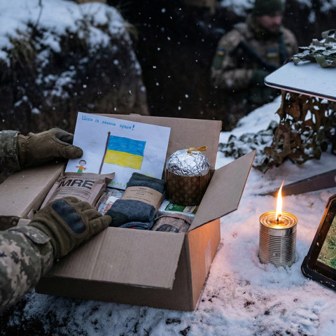 Wigilia w okopach. Święta oczami obrońców Ukrainy