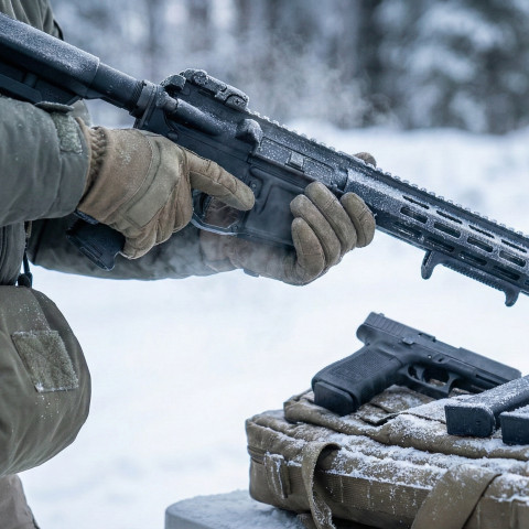 Zmarznięte dłonie a celność strzału