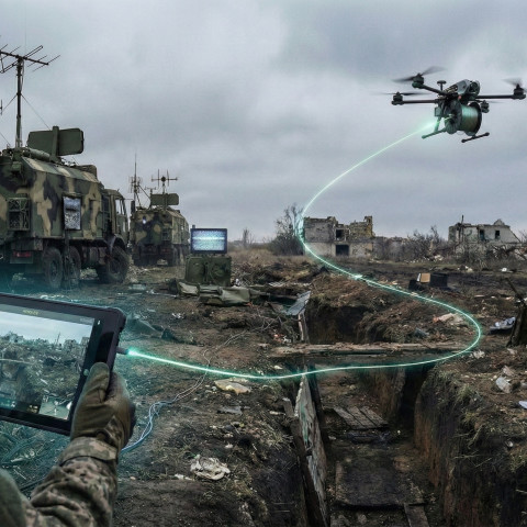 Rewolucja dronów światłowodowych na Ukrainie
