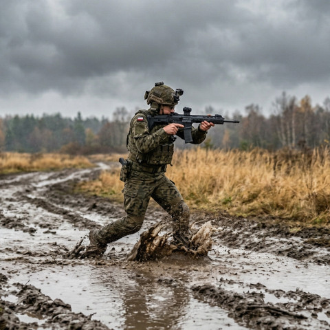 Jak poruszać się w błocie z bronią?