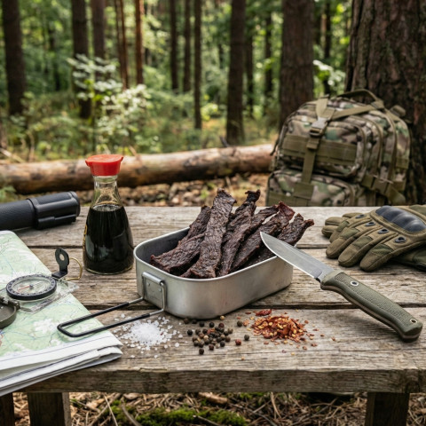 Domowe racje żywnościowe: suszona wołowina