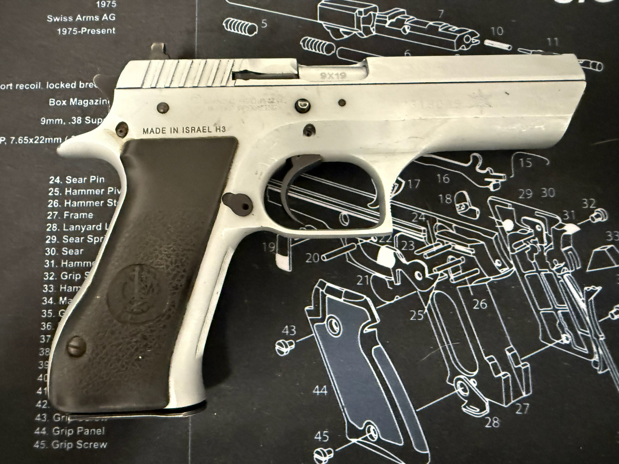 Pistolet IMI Jericho 941F nikiel - ogłoszenie handelbronia.pl