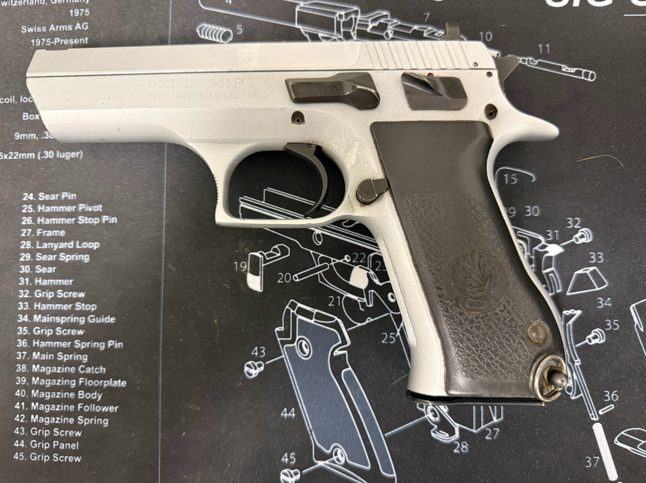 Pistolet IMI Jericho 941F nikiel - ogłoszenie handelbronia.pl